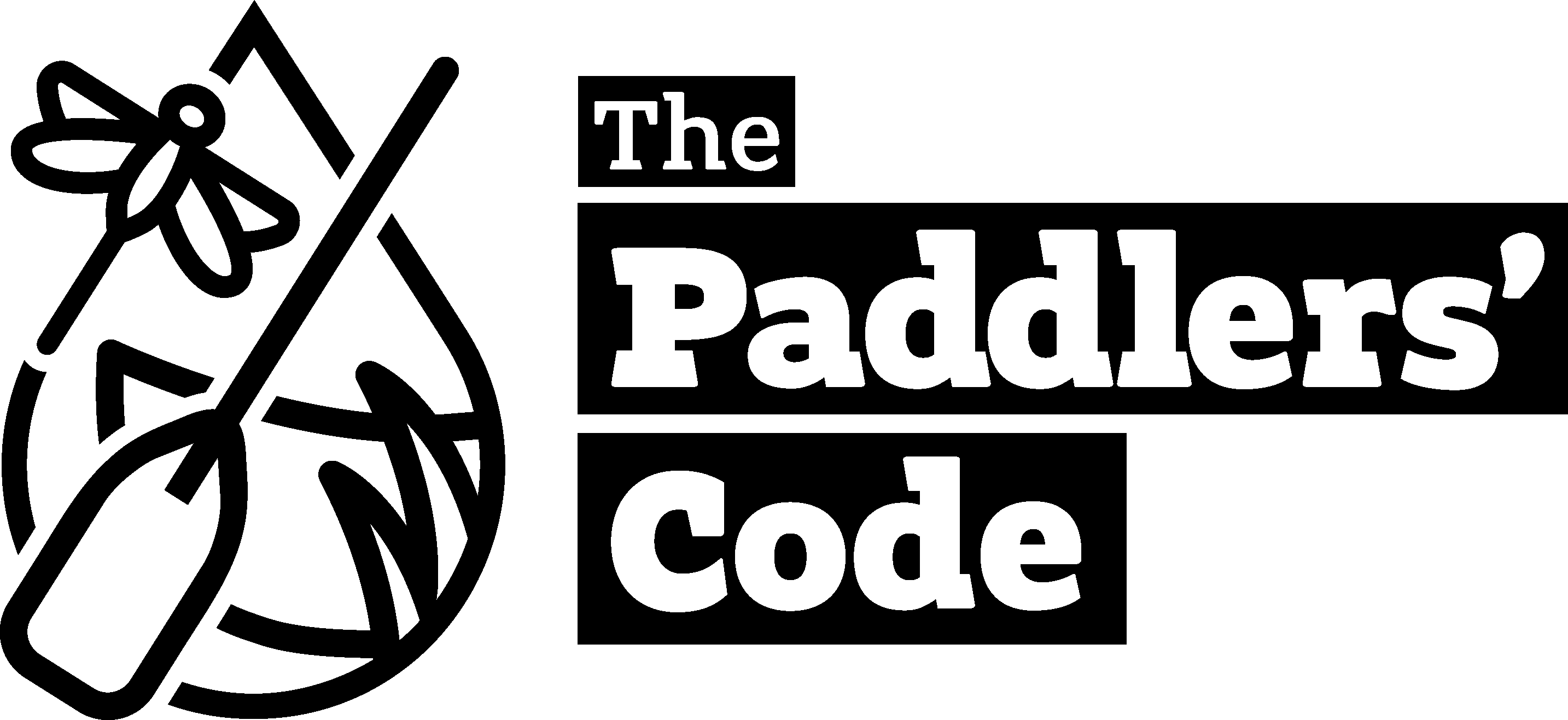 The Paddlers' Code Black Logo